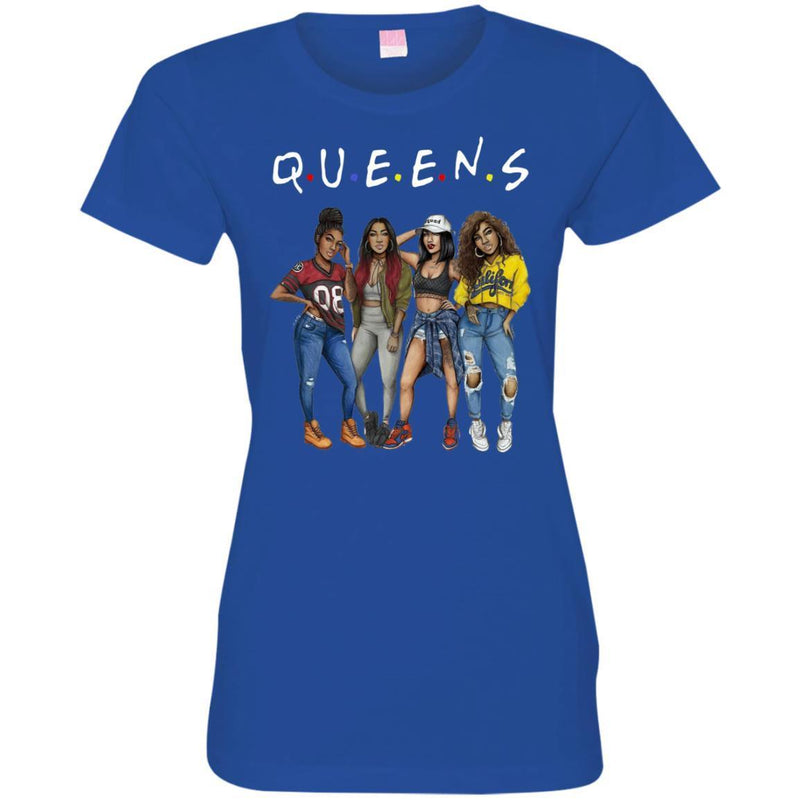 QUEEN T-shirts for Melanin Poppin Girls CustomCat