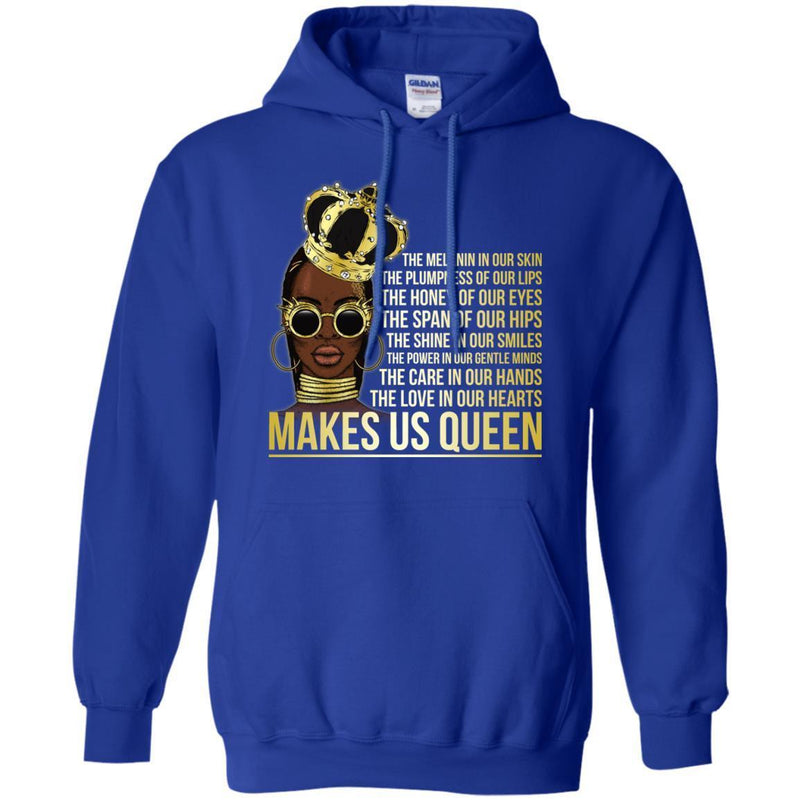 Queens T-shirt For Melanin Girls CustomCat