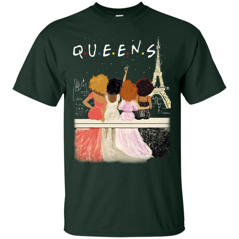 QUEENS T-shirt for Queens Melanin Girls CustomCat