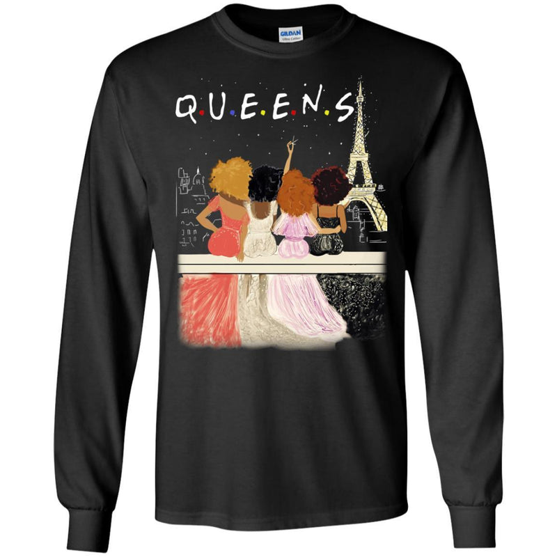 QUEENS T-shirt for Queens Melanin Girls CustomCat