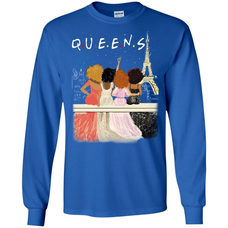 QUEENS T-shirt for Queens Melanin Girls CustomCat