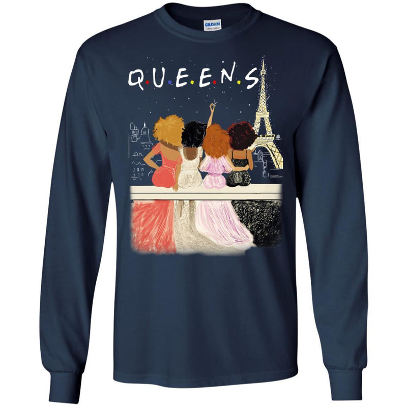 QUEENS T-shirt for Queens Melanin Girls CustomCat