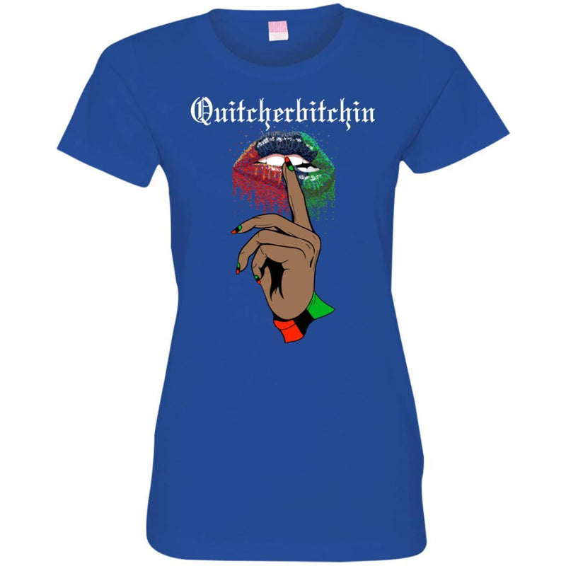 Quiteherbitchin T-shirt For Black Girls Melanin Queens CustomCat