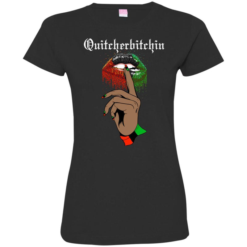 Quiteherbitchin T-shirt For Black Girls Melanin Queens CustomCat