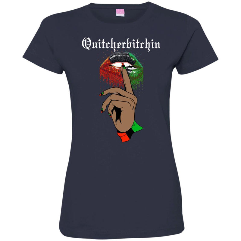 Quiteherbitchin T-shirt For Black Girls Melanin Queens CustomCat