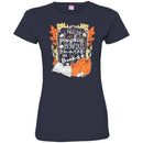 Reader T-Shirt I Fall For Pumpkins Bonfires S'mores And Books Halloween Funny Gift Teacher Shirts CustomCat