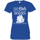 Reader T-Shirt Some Girls Were Just Born With Books In Their Veins Funny Gift Book Lovers Shirts CustomCat