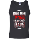 Real Men Become Loveing Dads Funny T-shirt for Father's Day CustomCat