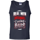Real Men Become Loveing Dads Funny T-shirt for Father's Day CustomCat