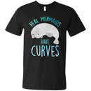 Real Mermaids Have Curves T-shirt CustomCat