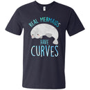 Real Mermaids Have Curves T-shirt CustomCat