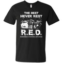 RED The Best Never Rest Veterans T-shirts & Hoodie for Veteran's Day CustomCat