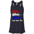 Red White Blue And Beer Too T-shirts CustomCat