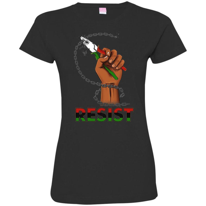 Resist T-shirts for Melanin Queens CustomCat