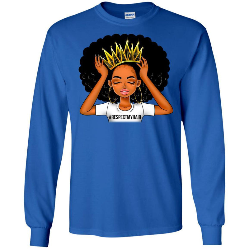 #Respectmyhair Respect My Hair T-shirt for Black Women
