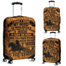 Riding Horse To Escape This World Luggage Cover interestprint