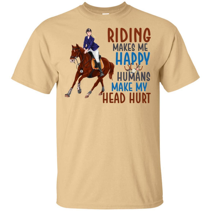 Riding Make My Happy Humans head hurt CustomCat