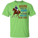 Riding Make My Happy Humans head hurt CustomCat