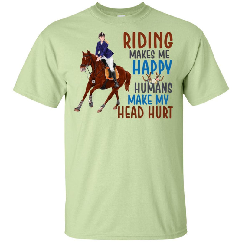 Riding Make My Happy Humans head hurt CustomCat