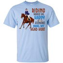 Riding Make My Happy Humans head hurt CustomCat