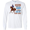 Riding Make My Happy Humans head hurt CustomCat