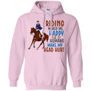 Riding Make My Happy Humans head hurt CustomCat