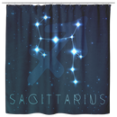 Sagittarius Shower Curtains Sagittarius Zodiac Sign Astrology Shower Curtains Spiritual Horoscope Constellations Stars For Bathroom Decor
