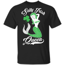 Salty Irish Mermaid Queen Funny Mermaid T-shirt CustomCat