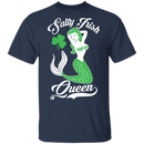 Salty Irish Mermaid Queen Funny Mermaid T-shirt CustomCat