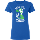 Salty Irish Mermaid Queen Funny Mermaid T-shirt CustomCat