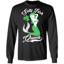 Salty Irish Mermaid Queen Funny Mermaid T-shirt CustomCat