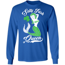 Salty Irish Mermaid Queen Funny Mermaid T-shirt CustomCat