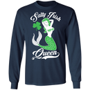 Salty Irish Mermaid Queen Funny Mermaid T-shirt CustomCat