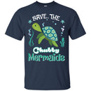Save the Chubby Mermaid Turtle T-shirt & Hoodie CustomCat