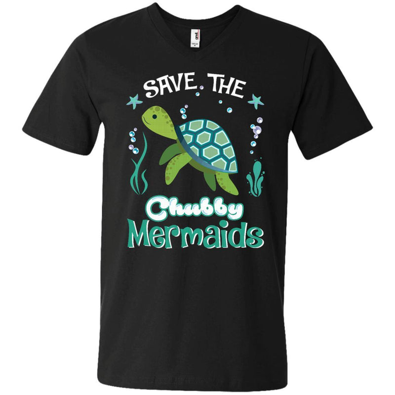 Save the Chubby Mermaid Turtle T-shirt & Hoodie CustomCat