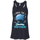 Save The Chubby Mermaids Dolphin T-shirt CustomCat