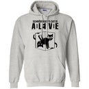 Schrodinger's Cat Is Alive Dead Cat Funny Gifts Science T Shirts CustomCat