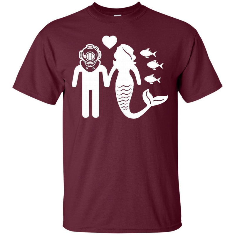 Scuba Mermaid t-shirt CustomCat