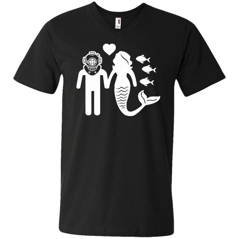 Scuba Mermaid t-shirt CustomCat