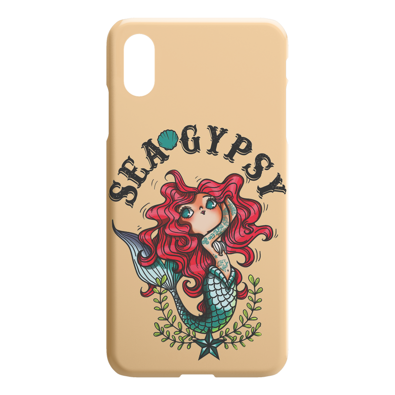 Seagypsy Mermaid With Tattoos Funny Mermaid iPhone Case teelaunch