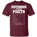 September girl facts funny T-shirts CustomCat