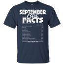September girl facts funny T-shirts CustomCat
