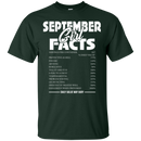 September girl facts funny T-shirts CustomCat
