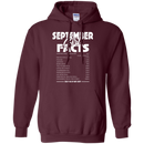 September girl facts funny T-shirts CustomCat