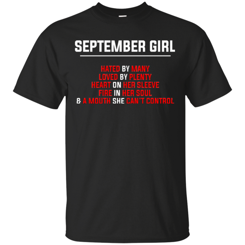 September girl funny T-shirts CustomCat