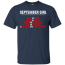 September girl funny T-shirts CustomCat