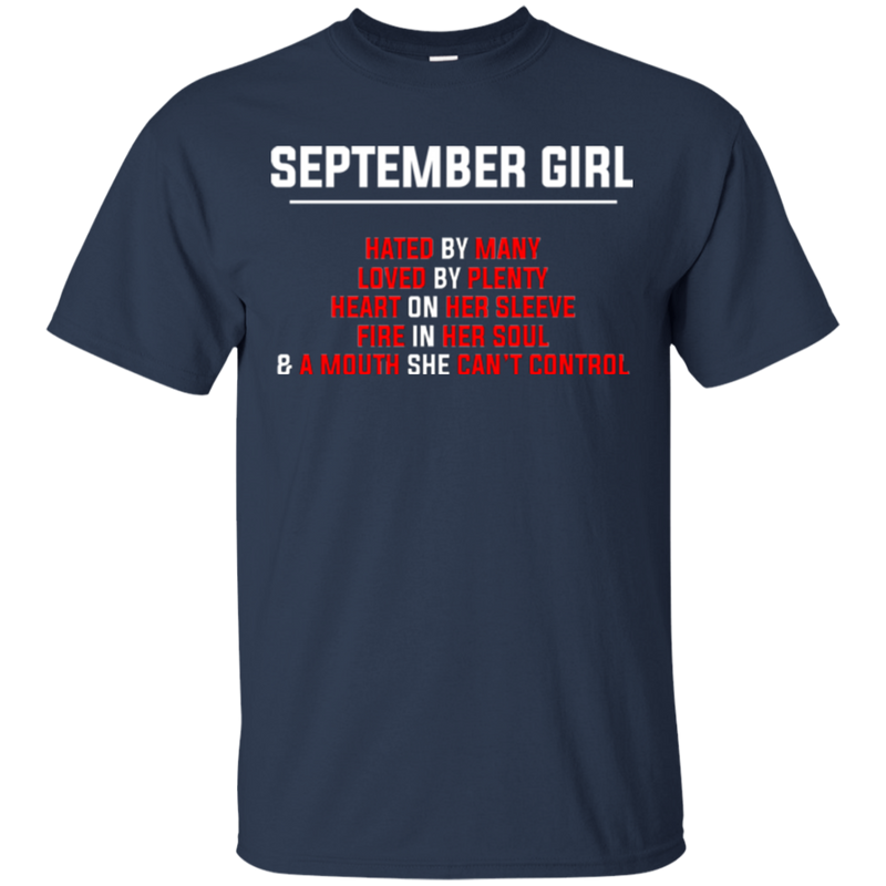 September girl funny T-shirts CustomCat