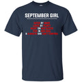 September Girl Hated By Many Loved By Plenty Heart On Her Sleeve Fire In Her Soul Shirts CustomCat