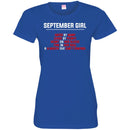 September Girl Hated By Many Loved By Plenty Heart On Her Sleeve Fire In Her Soul Shirts CustomCat