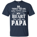 She calls me Papa t-shirt CustomCat